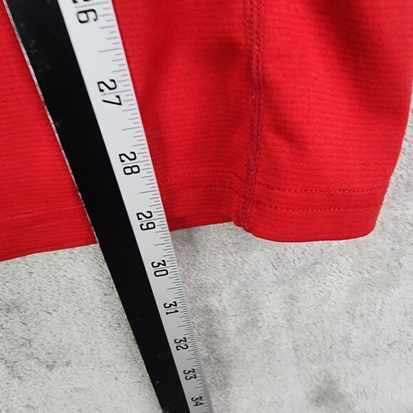 Mens Red Nike Dri-Fit Athletic Shirt Short Sleeve Crew Neck Size XXL - Picture 7 of 8